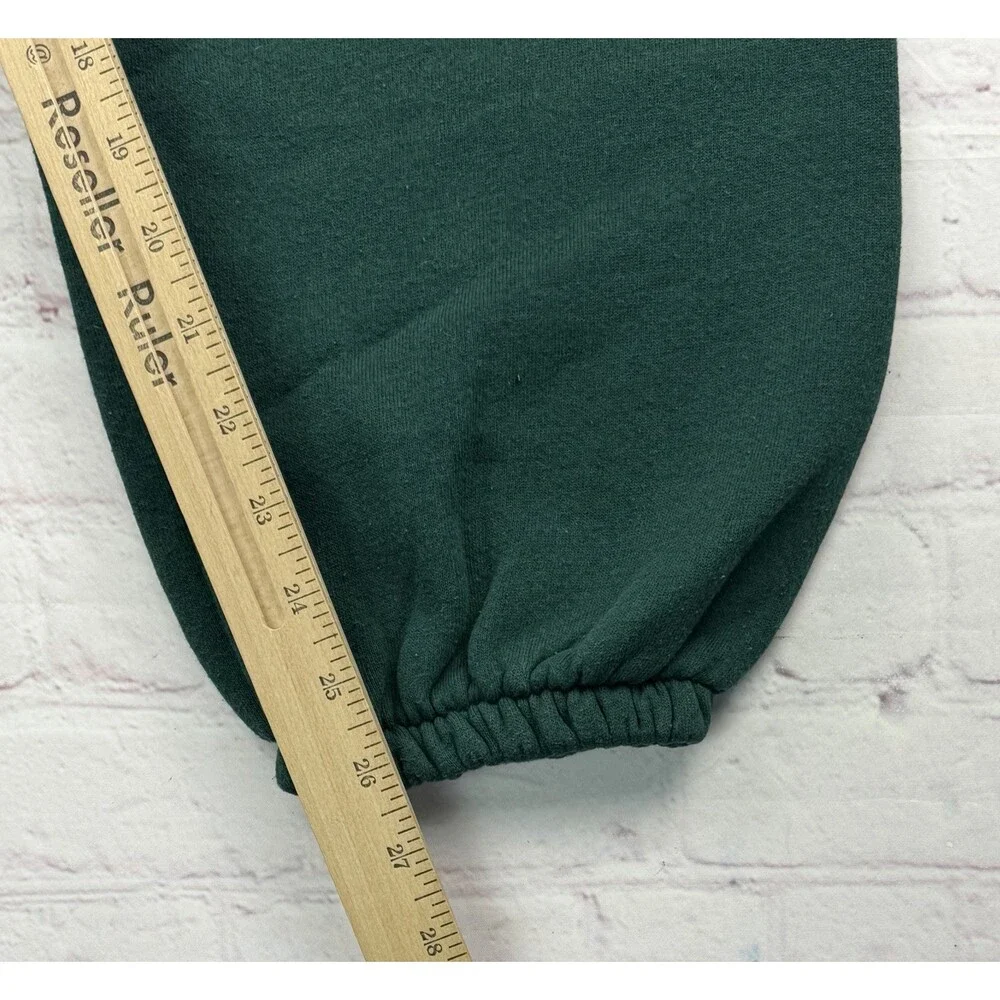 Vintage 90s Nutmeg Mills Green Bay Packers Baggy Comfy Sweatpants Green NFL - M
